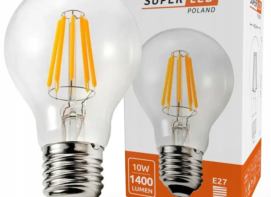 Żarówka Edison LED – eleganckie oświetlenie, które zaoszczędzi energię