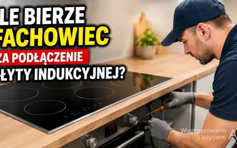 Elektryk podłącza płytę indukcyjną. Dowiedz się, jaka jest podłączenie płyty indukcyjnej cena i ile bierze fachowiec.