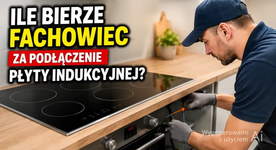 Elektryk podłącza płytę indukcyjną. Dowiedz się, jaka jest podłączenie płyty indukcyjnej cena i ile bierze fachowiec.
